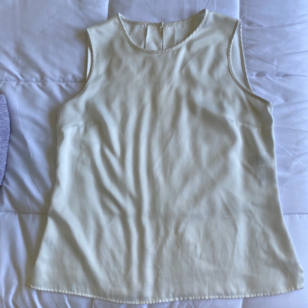 White satin camisole